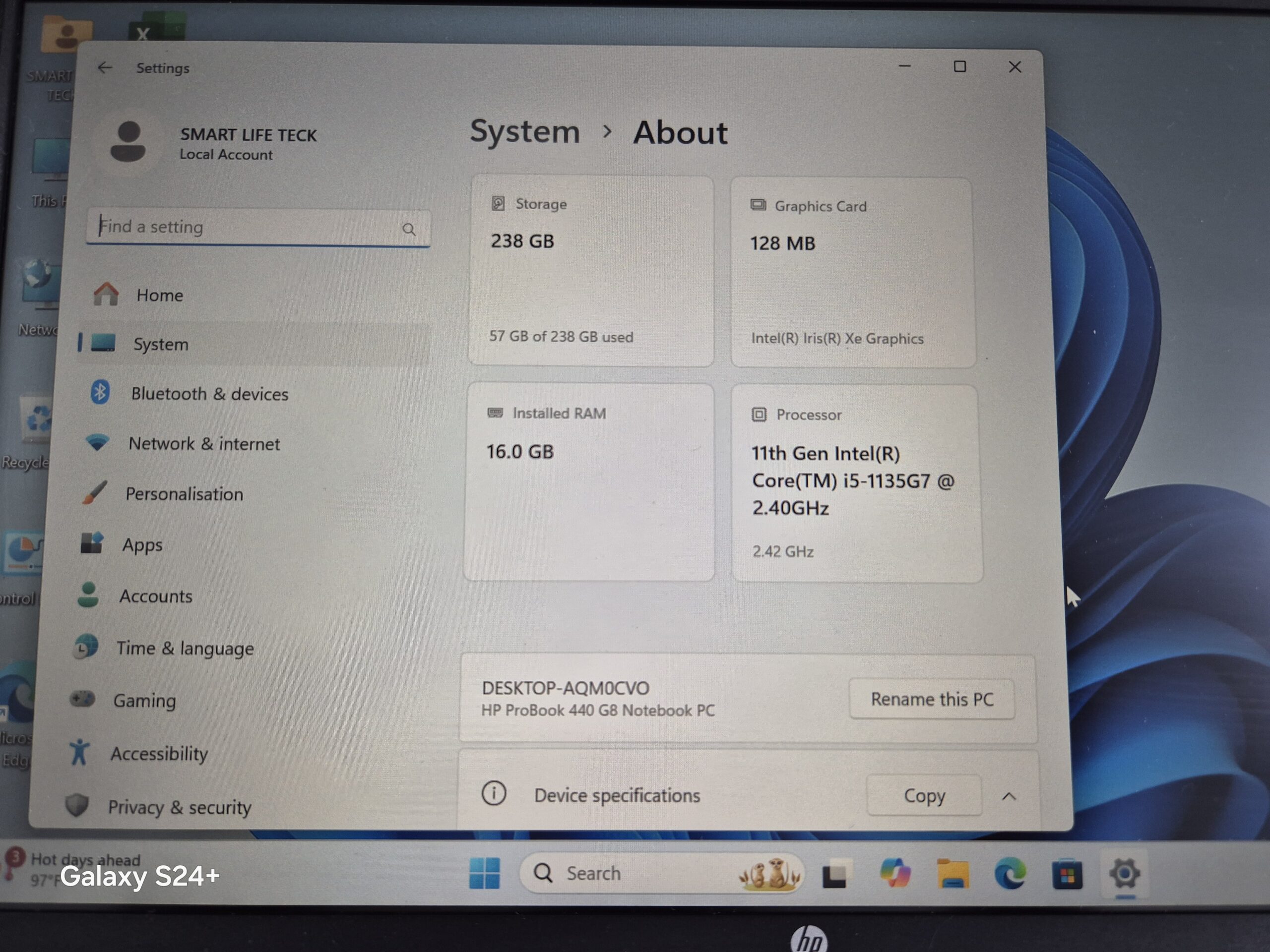 HP ProBook 440 G8 | Intel Core i5 11th Gen | 16GB RAM | 256GB SSD - Image 9